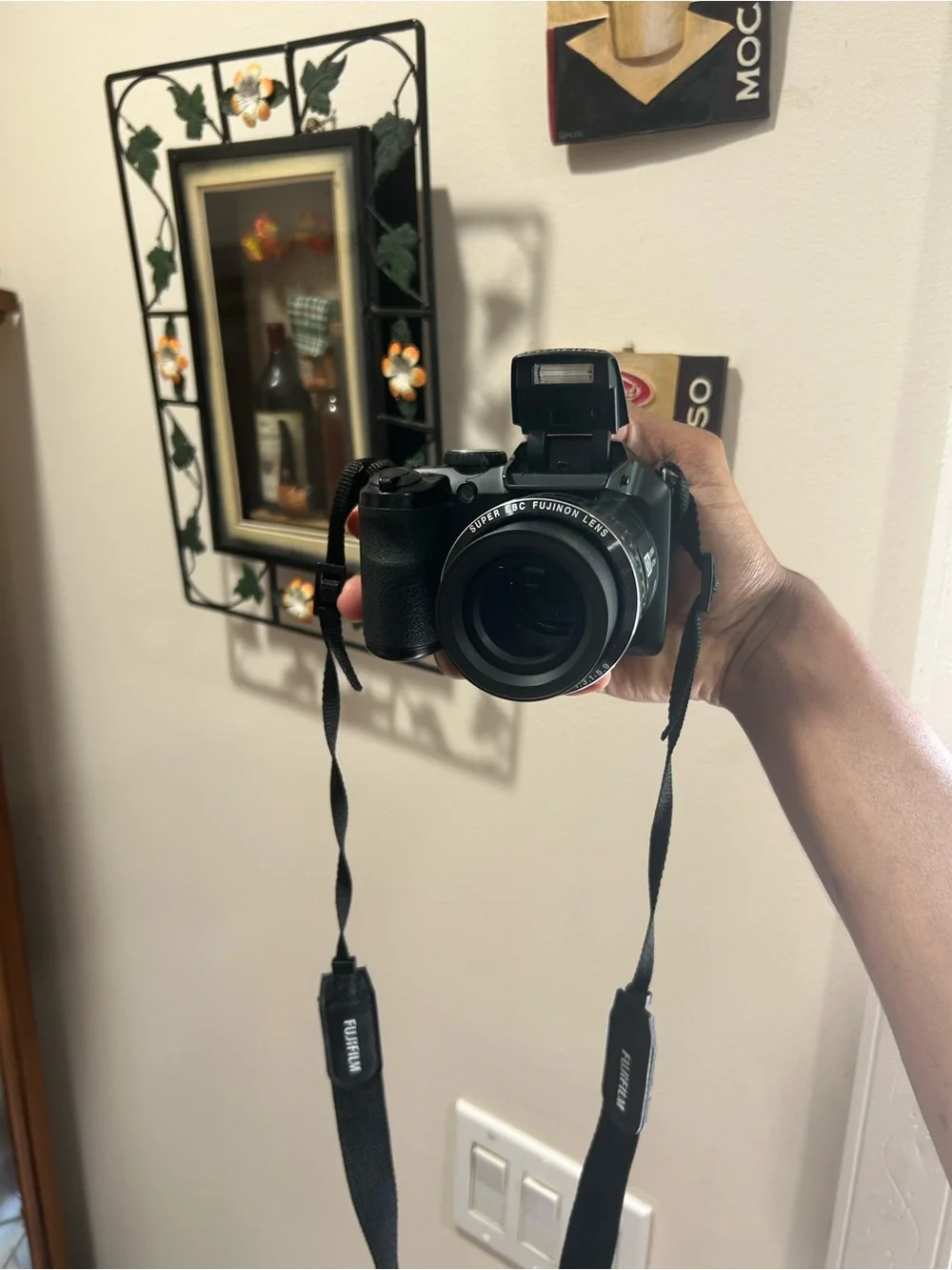 Fujifilm FinePix S4830 16Mp 30 x Zoom Digital Camera Black used w Sd card